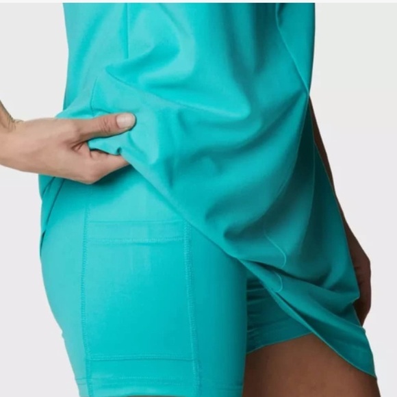 Columbia Women's Pleasant Creek™ Stretch Dress with Shorties (Small Teal - NWOT) - Picture 5 of 11